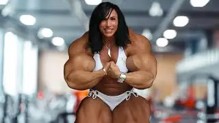 fbb big female muscle bikini competition| tall Woman armwrestling