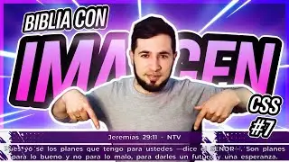 CSS PERSONALIZADO HOLYRICS | BIBLIA con IMAGEN de FONDO | #7 ✝️