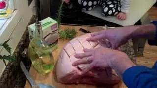 Cooking with Todd and the Toddler: A Fresh Pork Leg