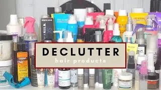 HUGE Hair Product Declutter!