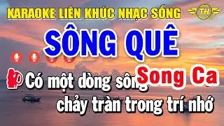 Karaoke Liên Khúc Song Ca Nhạc Trữ Tình | Tuyển Chọn Nhạc Dân Ca Miền Tây - Liên khúc Sông Quê