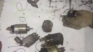 Много меди с авто запчастей.