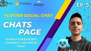 Flutter Social Chat / GetStream & Firebase & BLoC Pattern - Chats Page - [5]