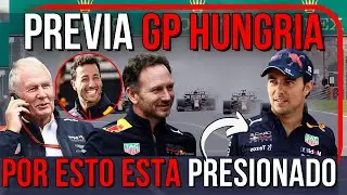 Por esto CHECO esta Presionado | Previa GP Hungría 2023 Fórmula 1
