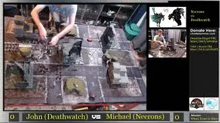 Charity Hammer Stream 2 Game 11 - John Lennon (Deathwatch/Guard) vs Michael Timpe (Necrons)