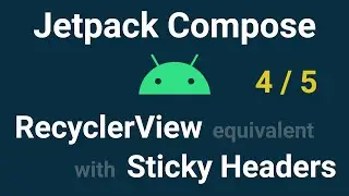 Jetpack Compose (4/5) - RecyclerView (LazyColum) with images using Coil and dynaic content