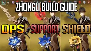 Guide How To Build 3 Type of Zhongli In less Than 3 minute (Genshin Guide)