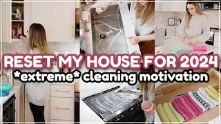 DEEP CLEANING MY DIRTY HOUSE 😱 Cleaning Motivation Clean With Me 2024 / Clean Declutter & Organize