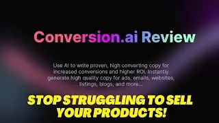 Conversion.ai Review - This Is The Future Of Copywriting 🚫