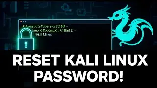 HOW TO RESET FORGOTTEN PASSWORD IN KALI LINUX