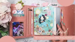 A6 Travelers Notebook Set up | Alice in Wonderland-inspired | Mumsy & Bub