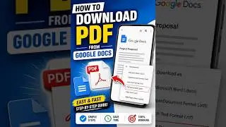 How to Download PDF from Google Docs