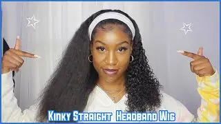 STRAIGHTENING HEADBAND WIG! *Curly to Straight* (How to Revert Back!)