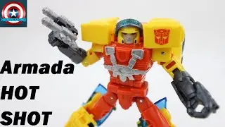 Transformers Legacy Evolution Armada Universe Deluxe Class Hot Shot Review!