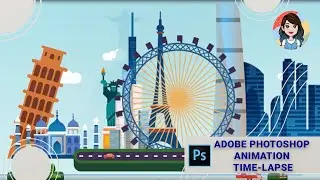 Info Graphics Animation | Adobe Photoshop Animation  |Simple and quick step-by-step Animation