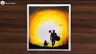 Oil Pastel Drawing Boy With Guitar : easy oil pastel drawing || oil pastel drawing kaise banaen