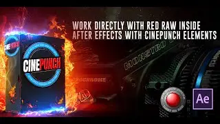 Working with RED RAW R3D files from CINEPUNCH Big Packs inside After Effects
