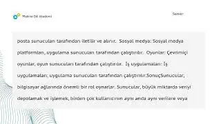 Server | Makine Dili Akademi
