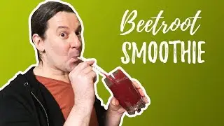 Beetroot smoothie with banana and apple (Healthy and colorful)