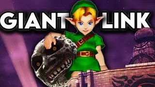 Majora's Mask but Link is really REALLY big