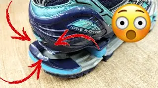 Mizuno Prophecy 7, faltando um pedaço da mola. Como arrumar.