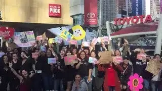 ARMYS @ AMAS CHEERING WHILE WAITING FOR BTS COMPILATION