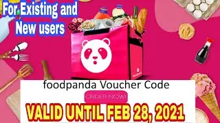 FoodPanda Voucher Code Valid Until FEB. 28, 2021