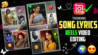 🥰 4 Layer Photo Frame Lyrics Reels Video Editing in inshot Tamil 💕 Lyrics Video Editing inshot 2026