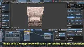 chair leather  textures in blender 2.75 Cycles
