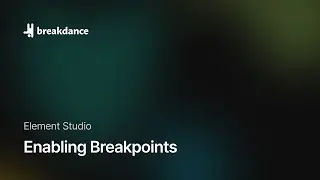 Enabling Breakpoints
