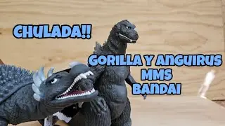 GODZILLA Y ANGUIRUS MOVIE MONSTER SERIES figuras 