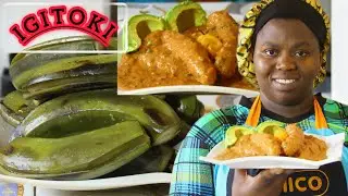 IKI GITOKI NTAWUTAKIRYA//TWIGE GUTEKA IGITOKI KIRIMO UBUNYOBWA //DELISIOUS MATOOKE IN  PEANUT SAUCE