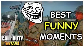 COD WW2 Funny FAILS & EPIC MOMENTS (BEST Call of Duty: WWII  Moments)