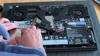 Lenovo Legion Y740 17" unboxing, tear down, and upgrade