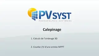 PVsyst 7 - Calepinage 004 - Simulation