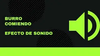 Burro comiendo: efecto de sonido