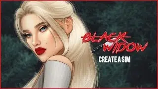 🔪THE SIMS 4 ¦ BLACK WIDOW CHALLENGE - CAS