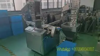 Maquina ensambladora y enlainadora para tapas niñeras
