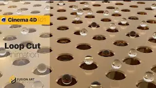 Loop animation in c4d (Arnold) jumping ball 3D animation