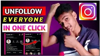How To Unfollow Everyone On Instagram At Once || SB Koushik Tech || Instagram Pe Sabko Unfollow Kare