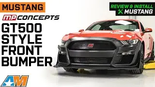 2015-2017 Mustang MP Concepts GT500 Style Front Bumper Review & Install