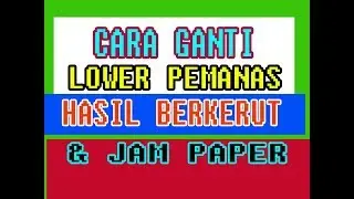 Cara Mudah Ganti Lower Pemanas Canon iR4570 series dan Canon iR3245 series