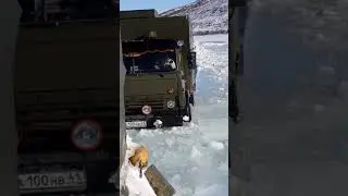 зимник камчатки. ломаем наледь