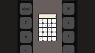 Simple calculator create using #HTML #CSS and #JS