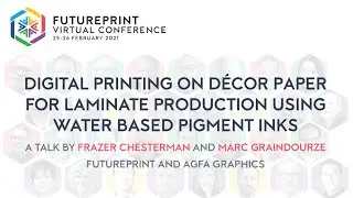 Digital printing on décor paper for laminate production using water based pigment inks - AGFA