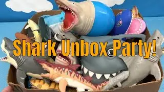 Let's Unbox ALL the Shark Toys! A Fun Ocean Adventure for Kids