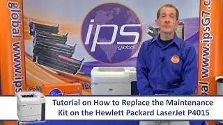 HP P4015 - How to Replace the Maintenance Kit