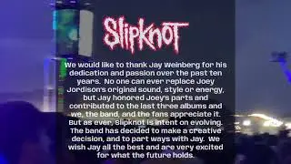 Jay Weinberg has left Slipknot
