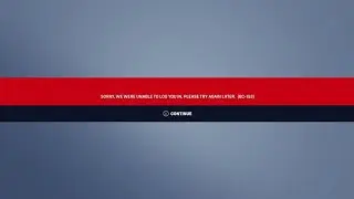 Queue Watch 2 : BC - 153 （Overwatch 2)  Problem solved only for ps xbox