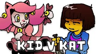 Friday Night Funkin' - KID V KAT (17bucks Mad Mew Mew VS Genderless Child Undertale Mod)